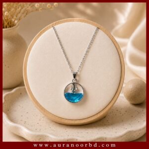 Blue Sailboat Pendant Necklace— Auranoor