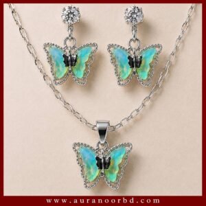 Butterfly Necklace & Earrings Set— Auranoor