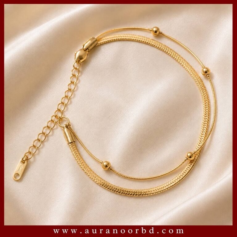 Double Layered Anklet— Auranoor