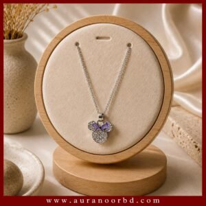 Purple Butterfly Pendant Necklace— Auranoor
