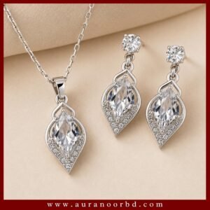 Teardrop Necklace & Earrings Set— Auranoor